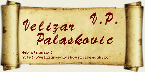 Velizar Palasković vizit kartica
